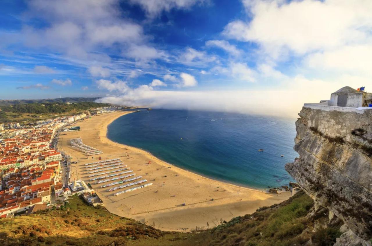 Ferienwohnung Casa Na Onda Elevador Nazaré Exterior foto