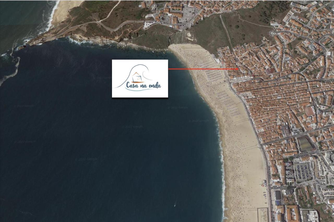 Ferienwohnung Casa Na Onda Elevador Nazaré Exterior foto